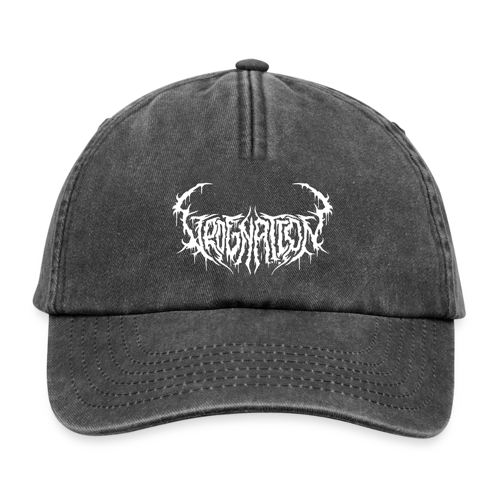 Grdg Nation - Metál logó - baseball sapka - vintage black