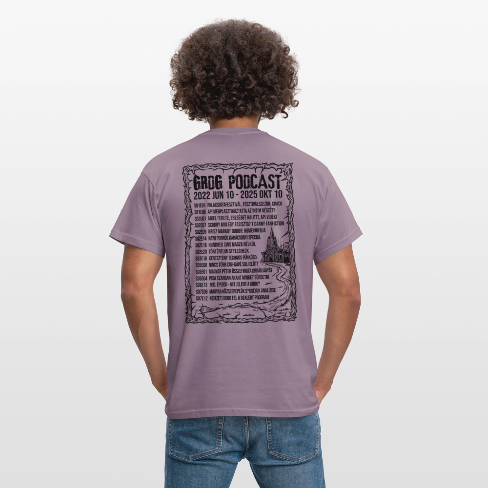 Men's T-Shirt - purple-grey 