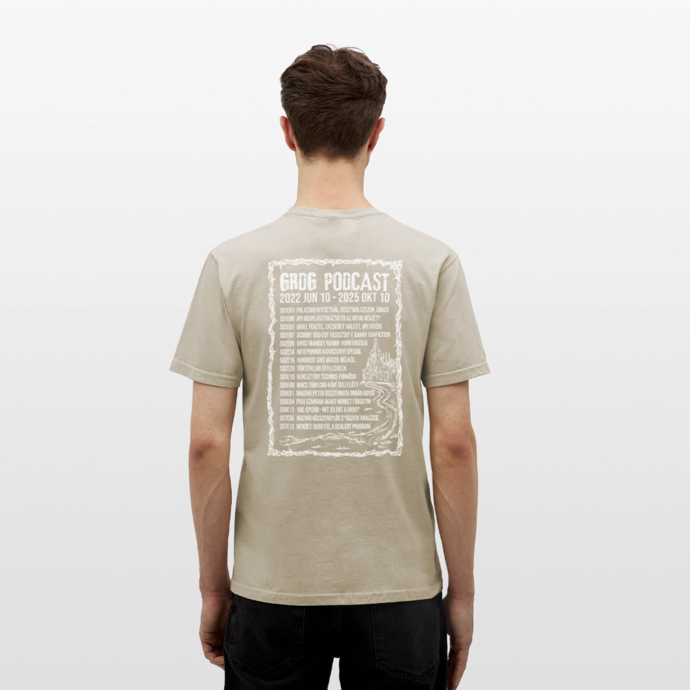 Grdg Nation - Gizda metál póló - férfi - sötét - sand beige