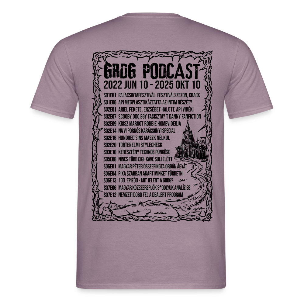 Men's T-Shirt - purple-grey 