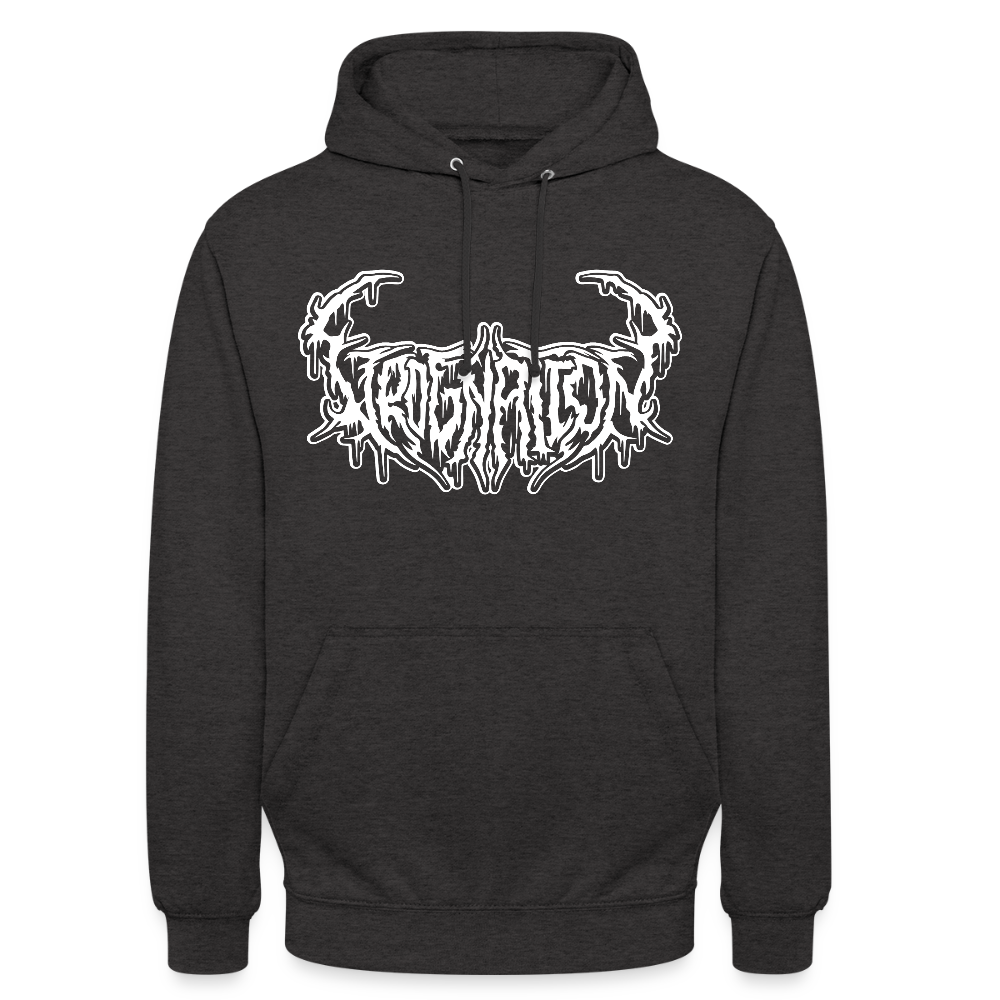 Grdg Nation - RIP Podcast - limitált puller - kapucnis - charcoal grey