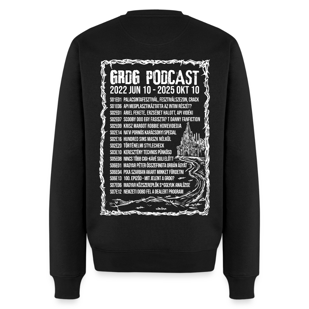 Grdg Nation - RIP Podcast - limitált puller - környakas - black