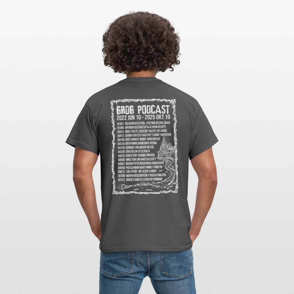 Grdg Nation - Gizda metál póló - férfi - sötét - charcoal grey