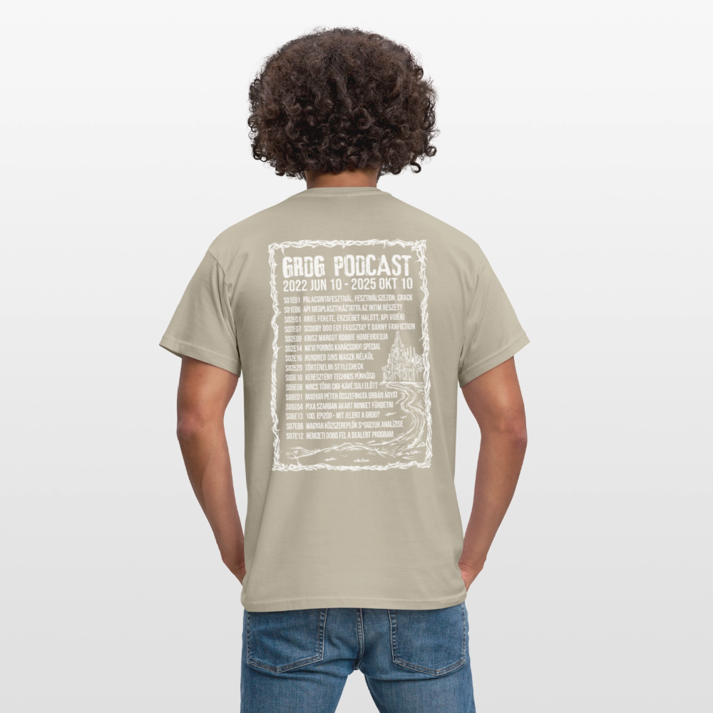 Grdg Nation - Gizda metál póló - férfi - sötét - sand beige
