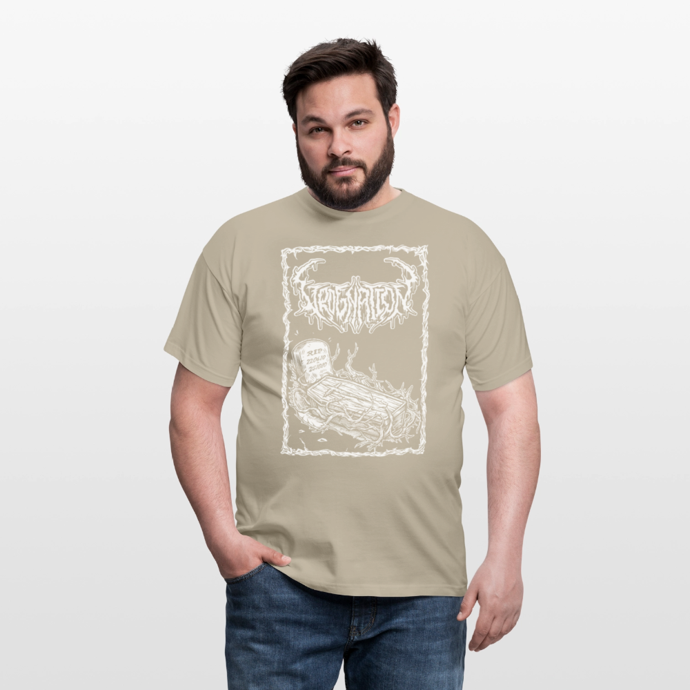 Grdg Nation - Gizda metál póló - férfi - sötét - sand beige