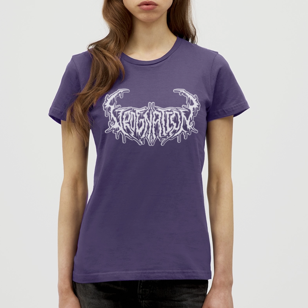 Grdg Metál póló - CSAK Dekoratív hölgyeknek - dark purple
