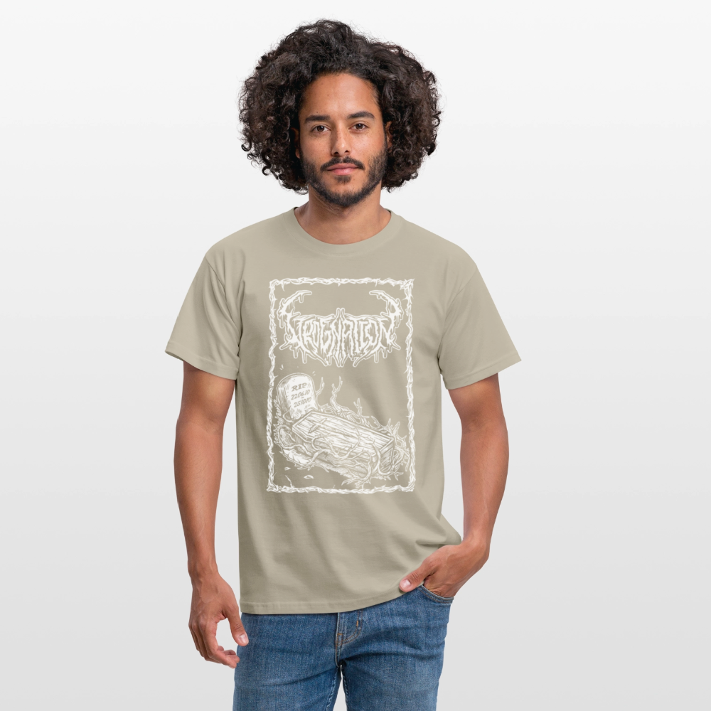 Grdg Nation - Gizda metál póló - férfi - sötét - sand beige