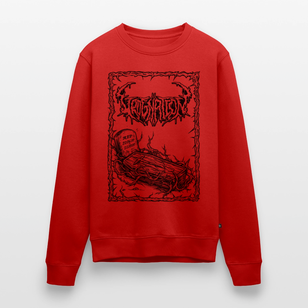 Grdg Nation - RIP Podcast - limitált puller - környakas - sötét logo - red