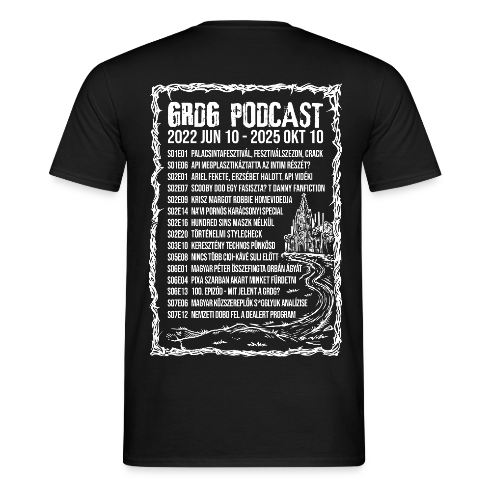Grdg Nation - Gizda metál póló - férfi - sötét - black