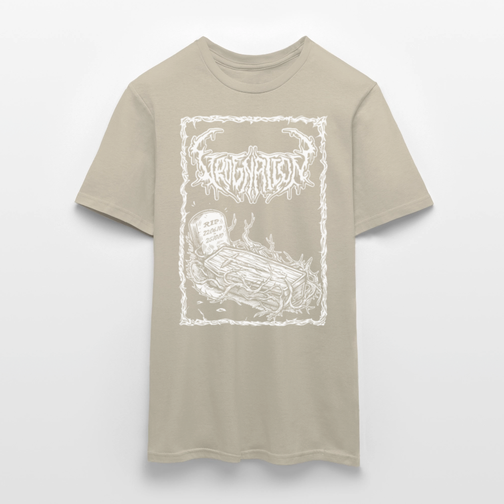 Grdg Nation - Gizda metál póló - férfi - sötét - sand beige