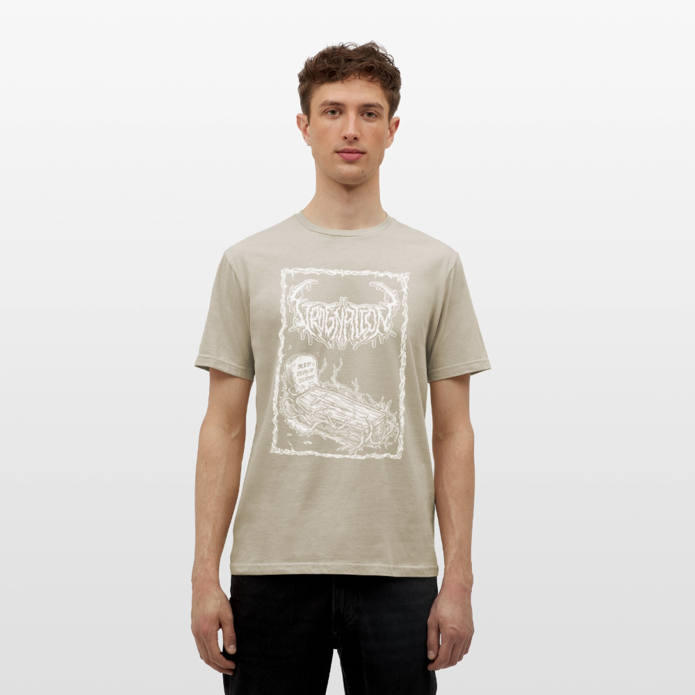 Grdg Nation - Gizda metál póló - férfi - sötét - sand beige
