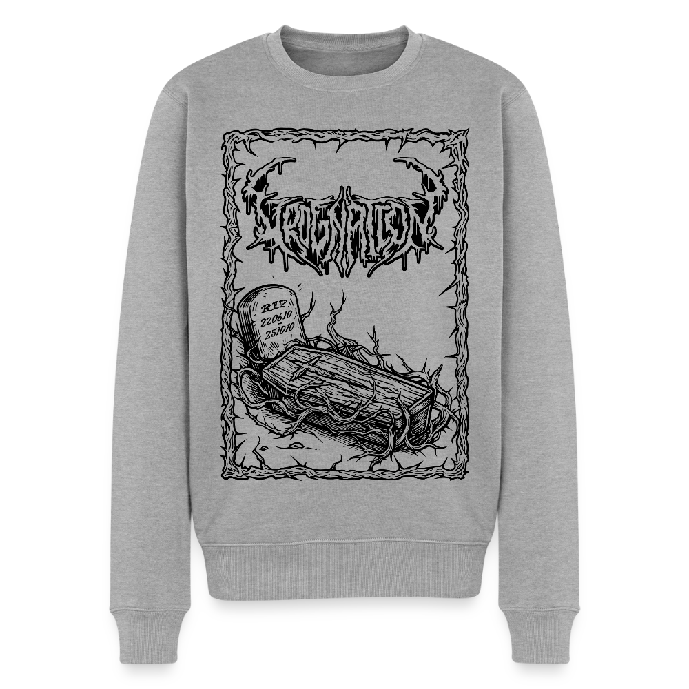 Grdg Nation - RIP Podcast - limitált puller - környakas - sötét logo - heather grey