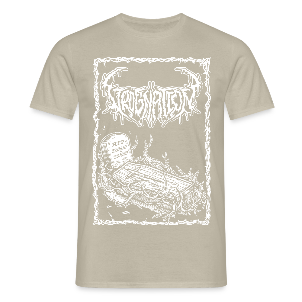 Grdg Nation - Gizda metál póló - férfi - sötét - sand beige