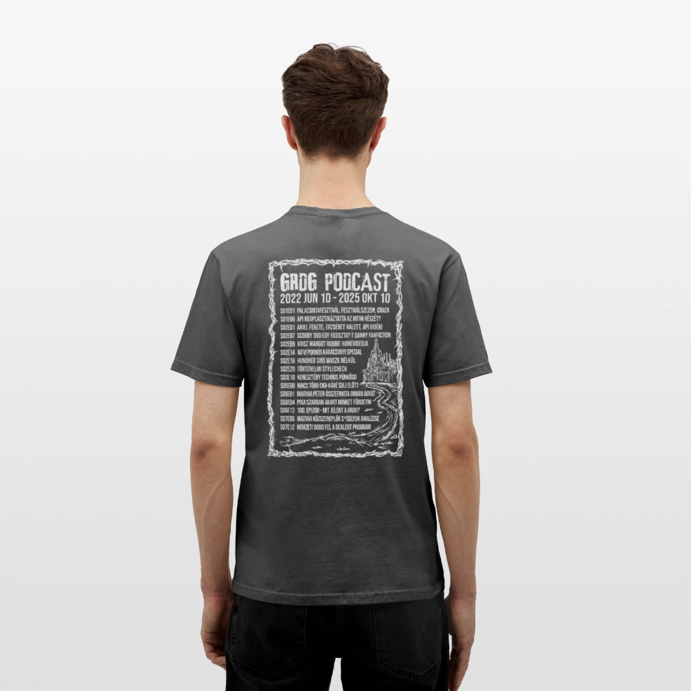 Grdg Nation - Gizda metál póló - férfi - sötét - charcoal grey