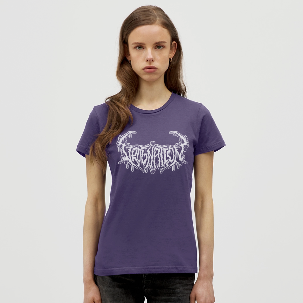 Grdg Metál póló - CSAK Dekoratív hölgyeknek - dark purple