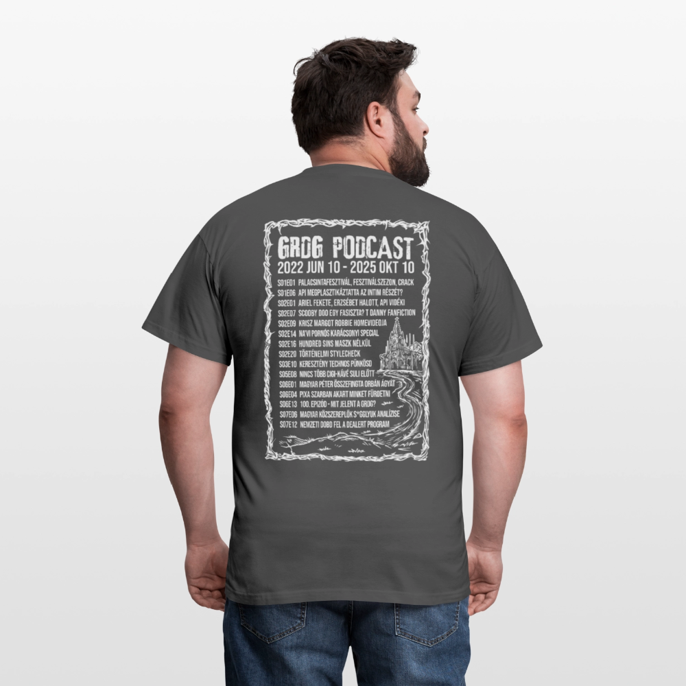 Grdg Nation - Gizda metál póló - férfi - sötét - charcoal grey