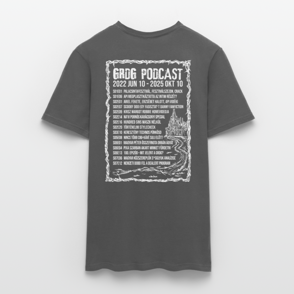 Grdg Nation - Gizda metál póló - férfi - sötét - charcoal grey