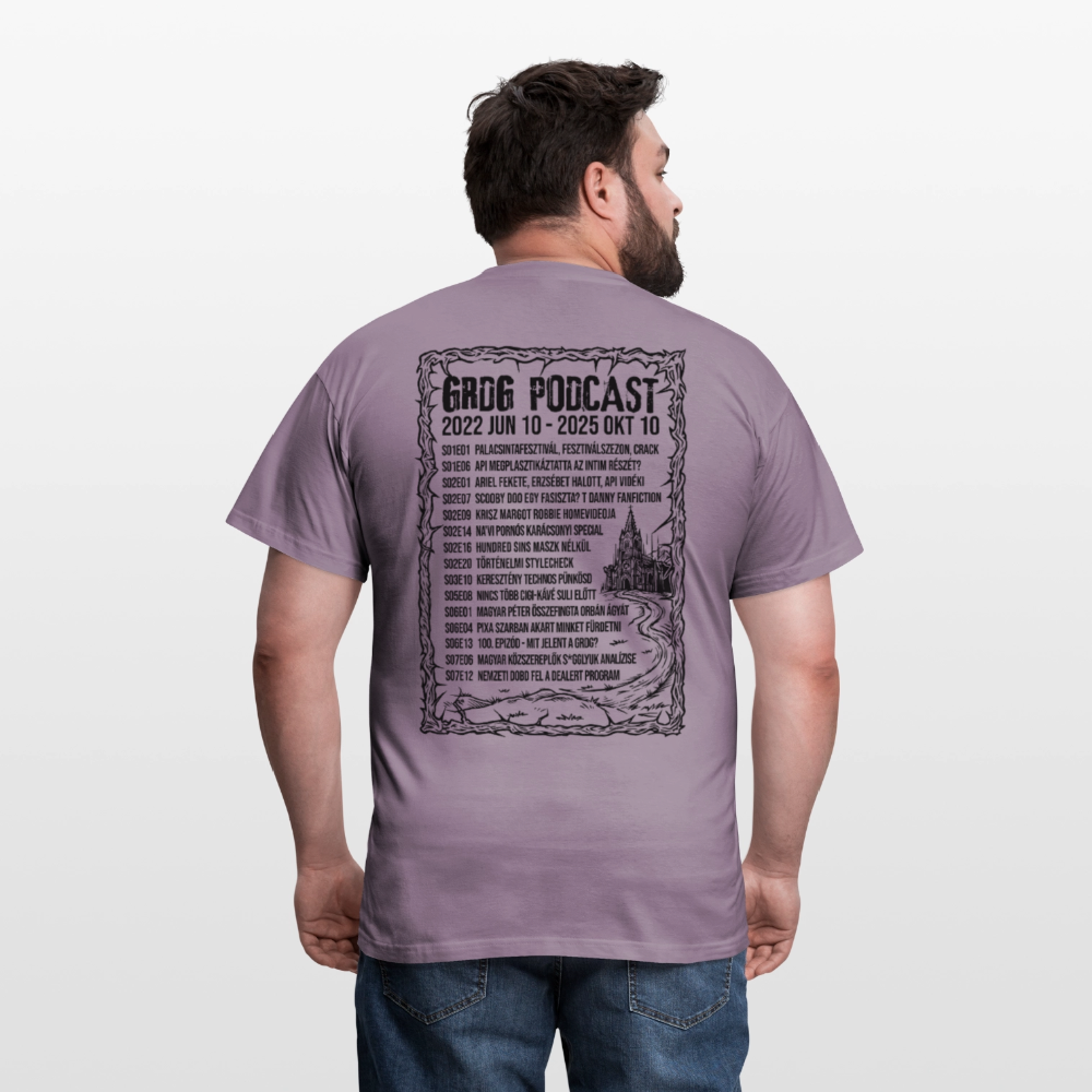 Men's T-Shirt - purple-grey 