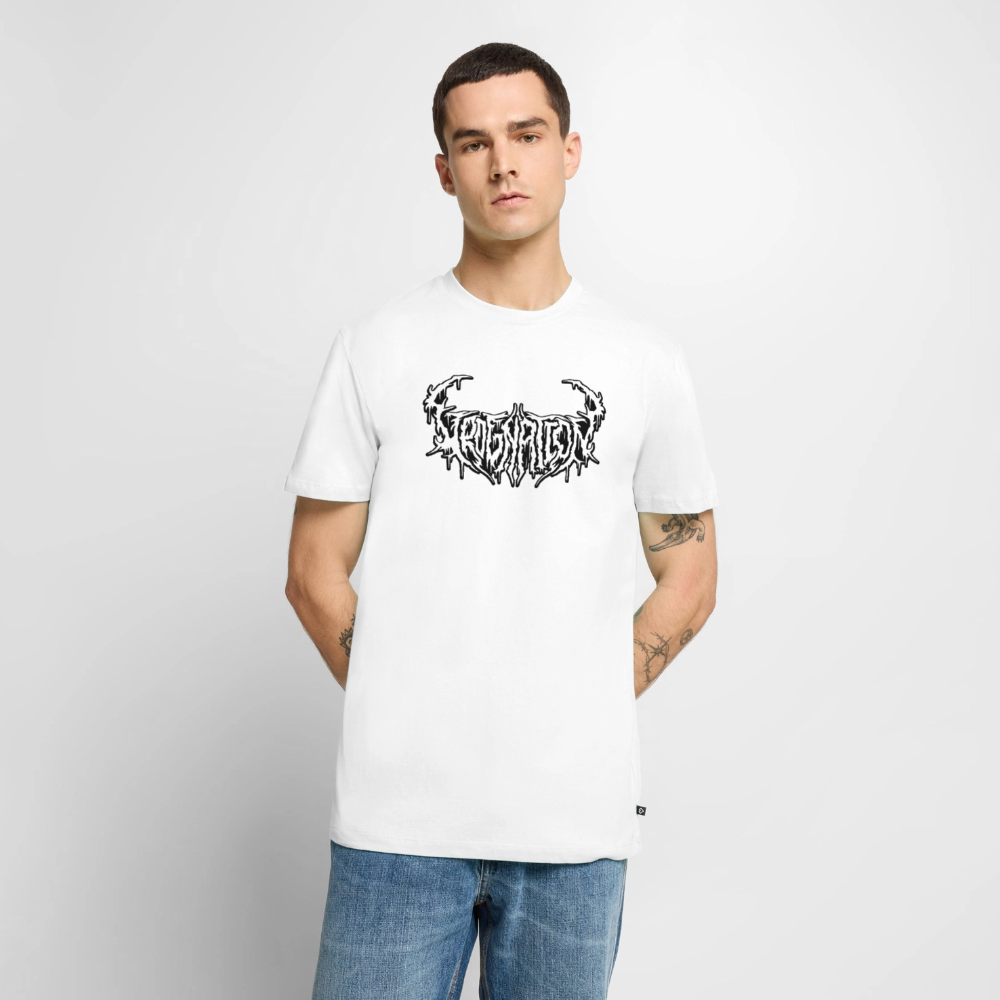 Grdg Metál logó póló - világos - white
